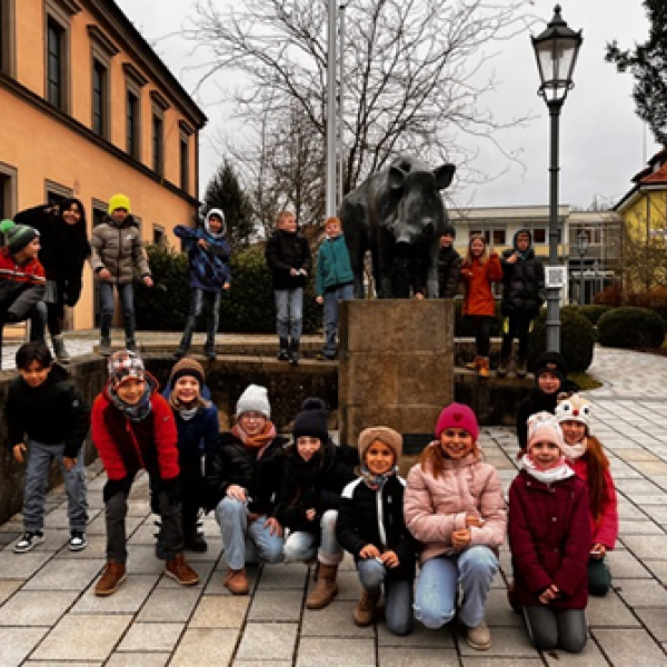 4b zu Besuch bei der Bürgermeisterin